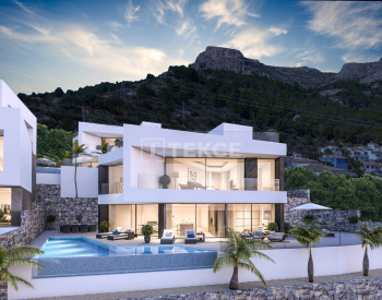 Villor Med Panoramautsikt Över Havet I Calpe Alicante 4