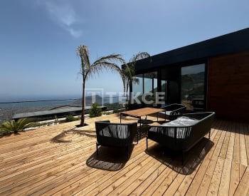 Villor Med Panoramautsikt Över Havet Och Staden I Alanya Turkiet 3