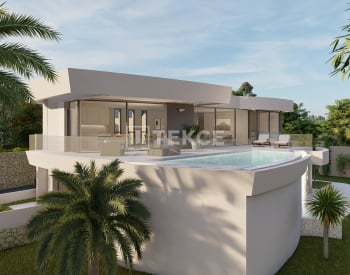 Villa Avec Vue Sur La Mer À Calpe (alicante) Avec Piscine 5