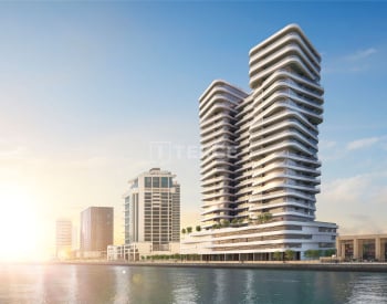 Business Bay'de Burj Khalifa ve Kanal Manzaralı İkonik Proje 6