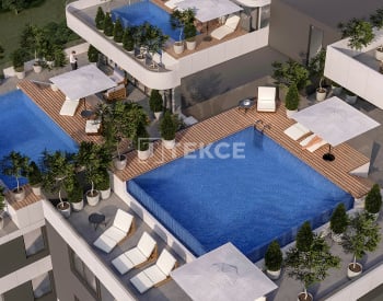 Kıbrıs İskele'de Plaja Yakın Otel Konseptli Sitede Daireler 8