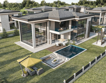 Villas for Sale with Private Pools in a Gated Complex in İncek 2
