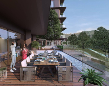 Apartamenty W Eleganckim Kompleksie Z Zielenią W Göktürk İstanbul 11