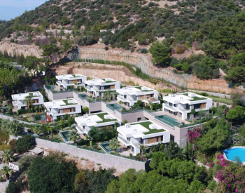 Vista Al Castillo Y Piscina Privada Villas Independientes En Bodrum 4