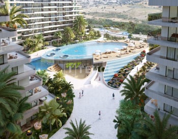 Kıbrıs İskele'de Plaja Yakın Otel Konseptli Sitede Daireler 1