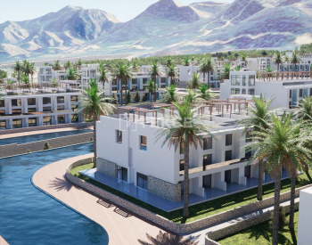 Kuzey Kıbrıs Tatlısu'da Lüks Sitede Deniz Manzaralı Bungalovlar 6