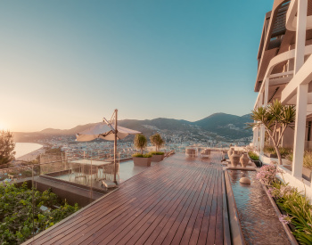 Chique Appartementen Met Schilderachtig Zeezicht In Alanya