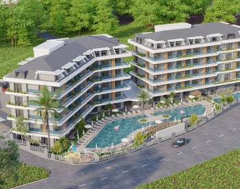 Stylish Apartments in a Complex with Rich Amenities in Alanya Oba