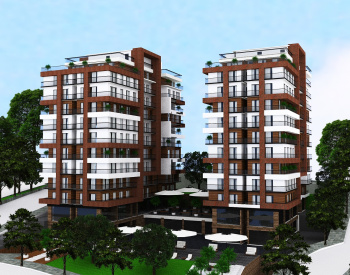 Lägenheter I Ett Bostadsprojekt Med Skogsvy I Kağıthane