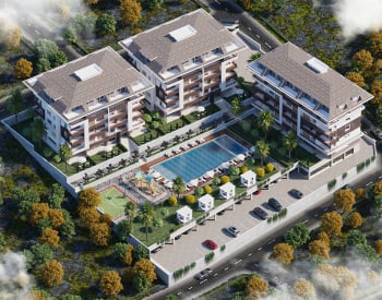 Stilfulla Lägenheter Med Bergsutsikt I Alanya Kestel