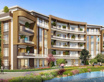 Appartementen In Complex Met Kunstmatige Waterval In Kocaeli 1