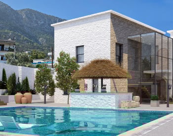 Chalet Tradicional Con Arco De Piedra Y Vistas Al Mar En Lapta