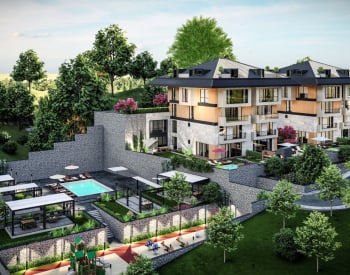 Horisontellt Designade Villa Koncept Lägenheter I Istanbul üsküdar