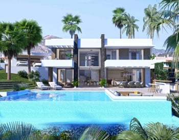 Detached Houses with Sea View in Gated Complex in Estepona