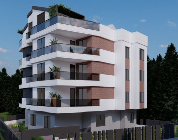 آپارتمان های نوساز در یک پروژه در مرکز شهر آنتالیا