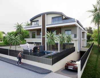 فلل مطلة على الجبل مع مسبح خاص في أنطاليا كونيالتي