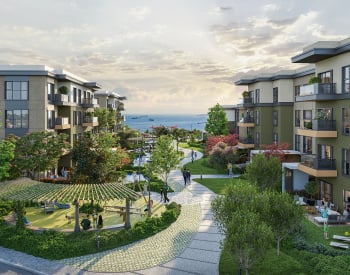 Apartments in a Developed Complex Near Metro in İstanbul Pendik