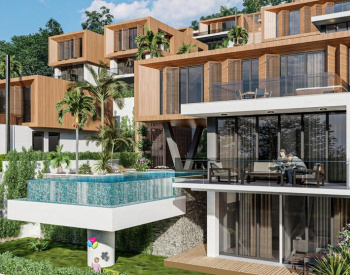 Villas Individuelles Avec Piscines Et Jardins Privés À Alanya