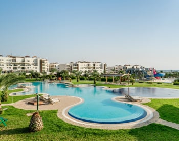 Apartments in a Complex with Private Beach in North Cyprus