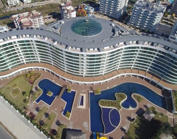 Antalya Kundu'da Sirius Town’da Olimpik Havuz Manzaralı 1+1 Daire