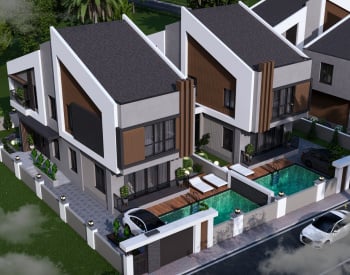 Detached Villas with Forest Views in Duzlercamı, Antalya