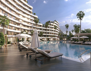 位于安塔利亚阿尔滕塔什的带泳池的低层公寓项目