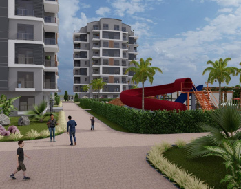 Schicke Wohnungen In Einem Ausgedehnten Projekt In Aksu Antalya