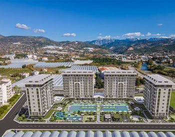 Sea and Pool View Real Estate in Alanya Demirtaş 1