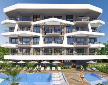 Flats in a Nature-view Compound with Swimming Pool in Alanya