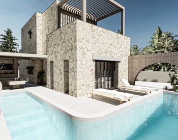 Specialdesignade Fristående Villor Med Pool I Bodrum Turkiet