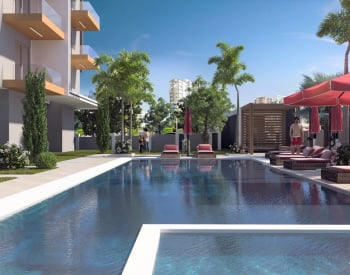 Flats in a Horizontal Designed Boutique Complex in Antalya Kepez 1