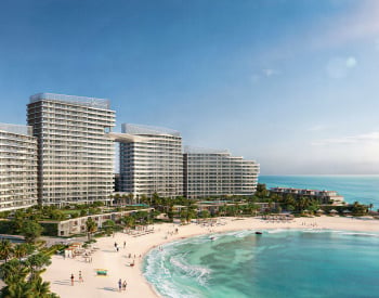 Квартира с 1 спальней на острове Аль-Марджан с видом на море