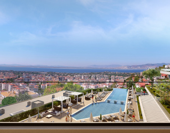 Квартиры с Видом на Море в ЖК с Бассейнами в Измире, Турция 1