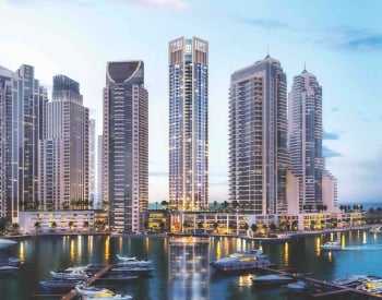 Dubai Marina'da Havuzlu ve Saunalı Taşınmaya Hazır Daire 1
