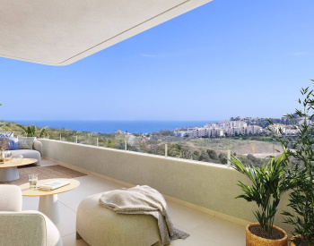 New Built Apartments with Sea View Near Golf Course in Mijas 1