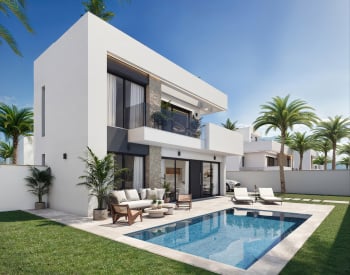 Luxusvillen Mit Pool In Einer Bewachten Wohnanlage In Murcia