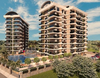 New Apartments in a Convenient Location Near the Sea in Alanya