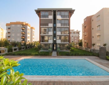 Ready to Move Flats in a Complex with a Pool in Lara Antalya