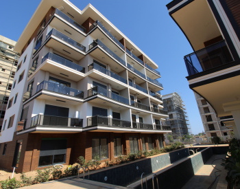 Flats with Large Balcony and Pool View in Antalya Aksu