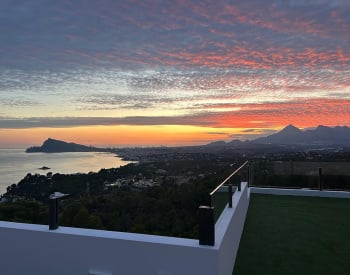 Elegant Hus Med Hisnande Utsikt I Altea Alicante