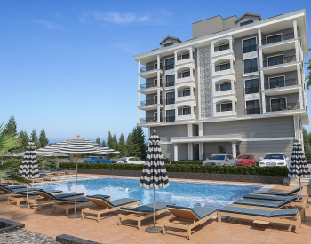 Sea-front Real Estate in a Complex in Kargıcak Alanya