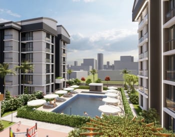 Lägenheter Med Smarta Hemsystem I Ett Komplex I Aksu Antalya