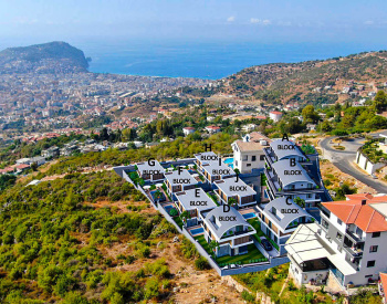 Nowoczesne Domy Z Widokiem Na Miasto I Morze W Alanyi Antalya