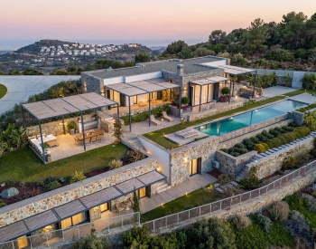 Fristående Havsutsikt Villor Med Privat Pool I Gümüşlük Bodrum