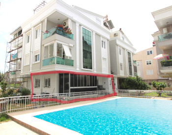 Apartment in a Site with a Pool Near the Beach in Lara Antalya