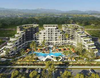 Apartments with High Rental Income in a Complex in Aksu Antalya