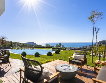 Villa Independiente Con Vistas A La Ciudad Y Al Mar En Alanya