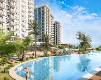 Burgblick Wohnungen In Einem Vier-block-komplex In Alanya Mahmutlar 1