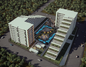 Apartments in Aksu Altintas in a Project with Swimming Pool