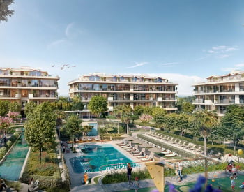 **位于伊斯坦布尔巴克尔柯伊(bakırköy)临近海岸和大都市巴士站且配备泳池的待售公寓
